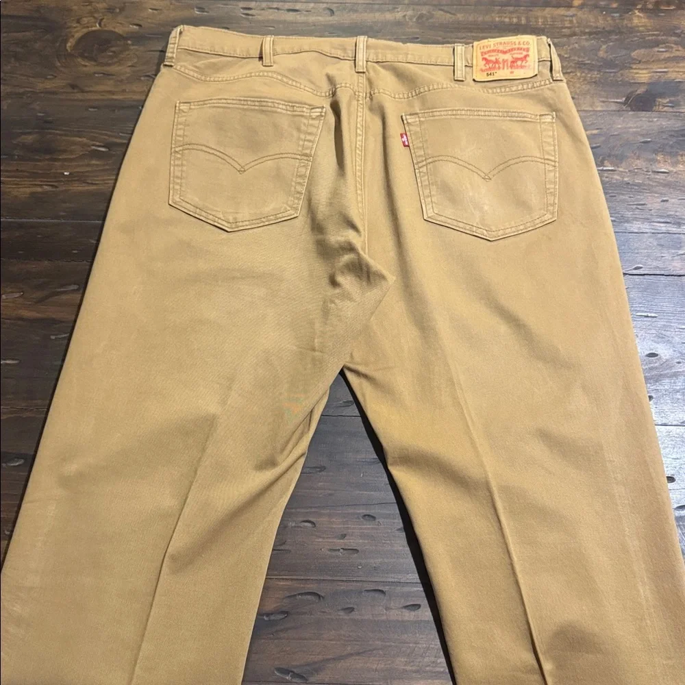 Levi's 541 Khaki Straight Leg Jeans-Size 38x36